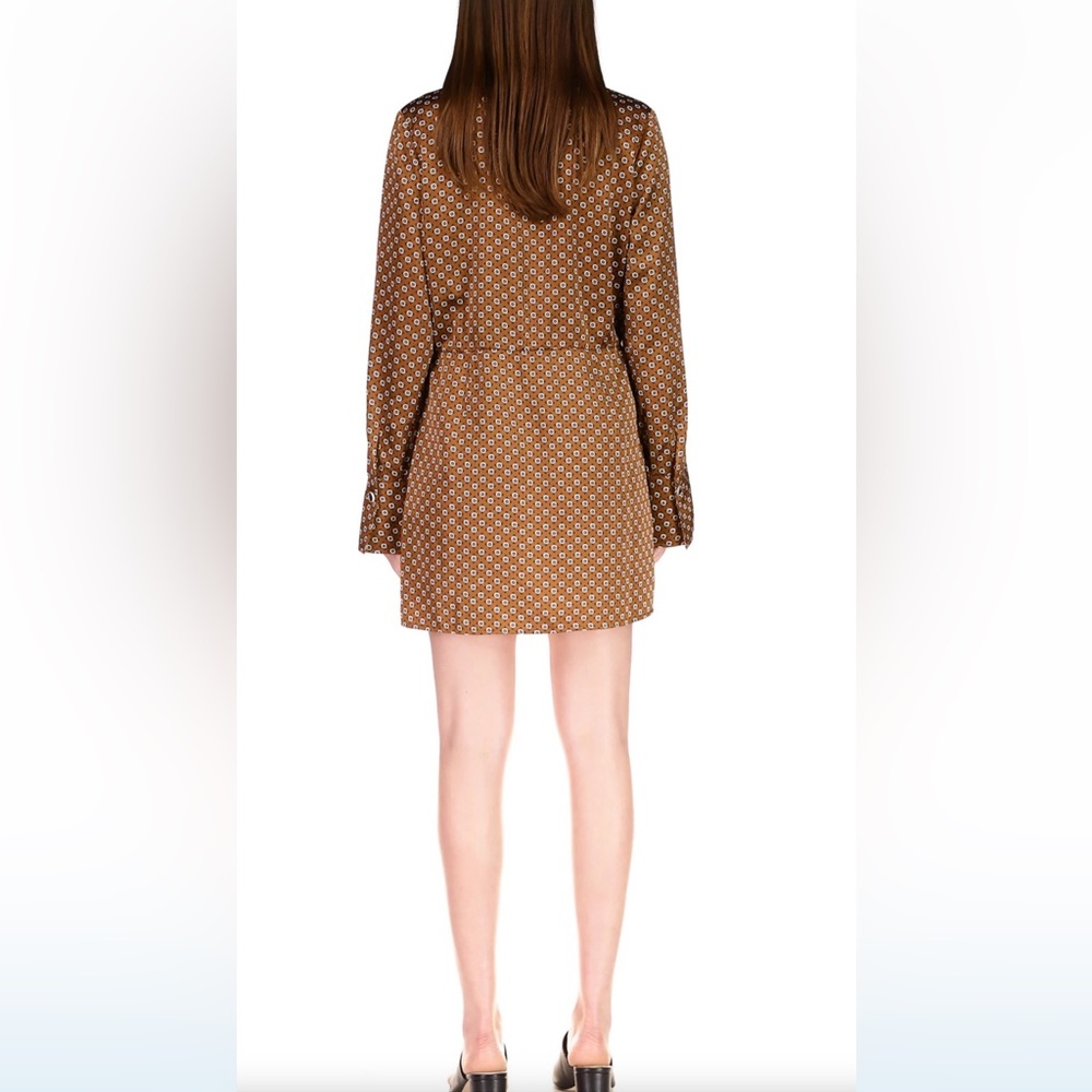 Sanctuary Women's Modern Shirtdress Geometric Print Button Down Size Medium - Picture 2 of 7